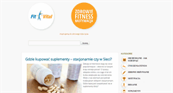 Desktop Screenshot of fitvital.pl